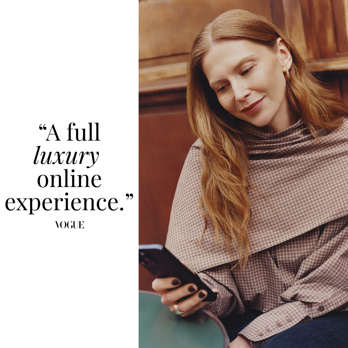 "A full luxury online experience." VOGUE
