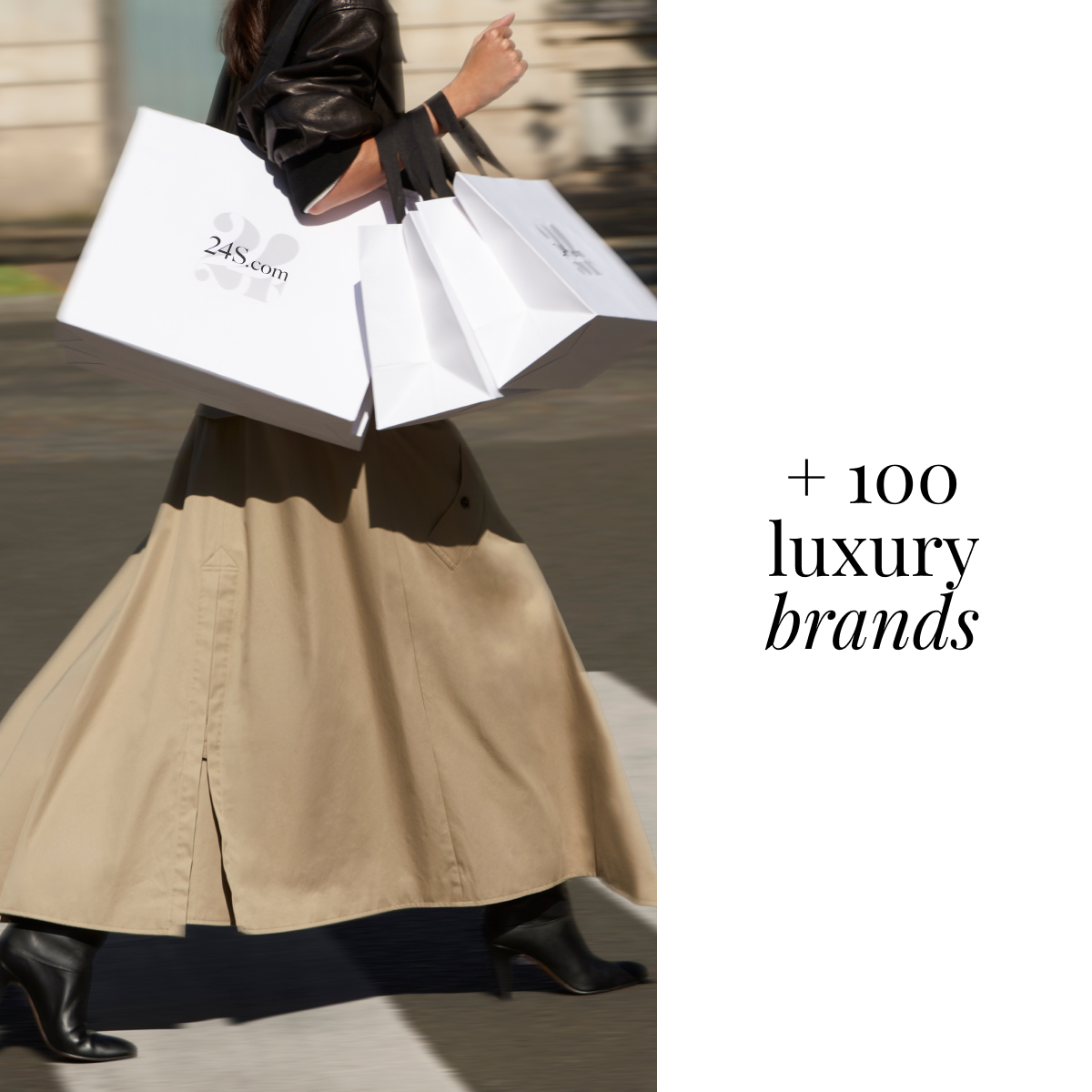 + 100 luxury brands
